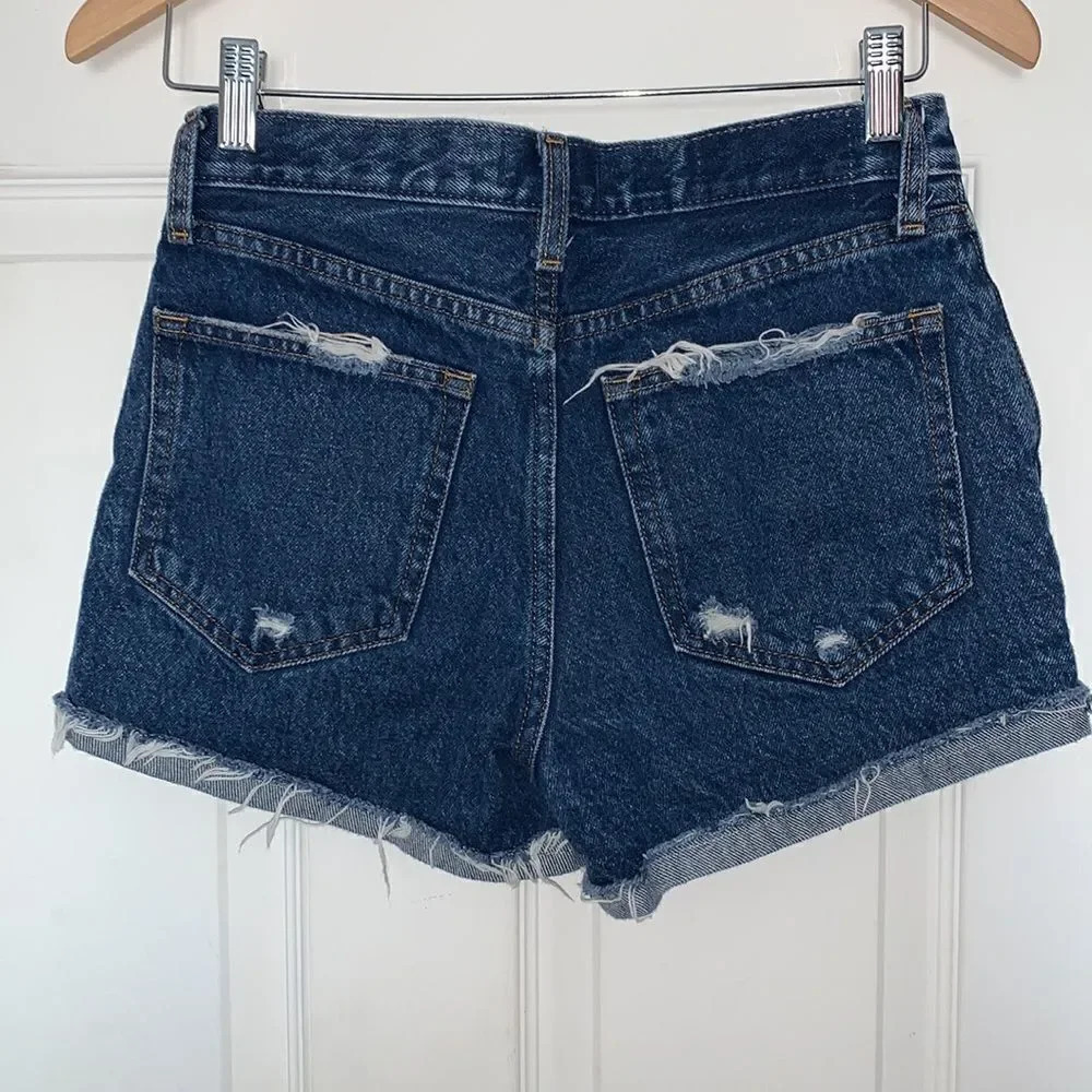 Abercrombie Annie High Rise Jean Shorts - Picture 2 of 4